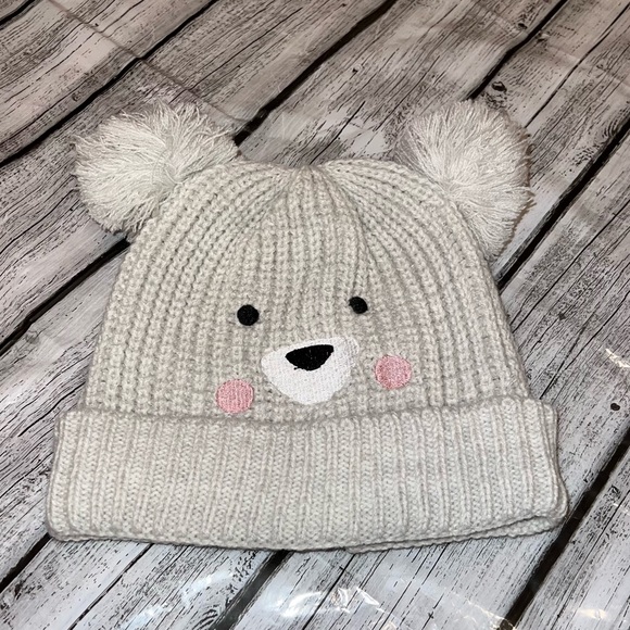Pom Blushing Bear Hat - Picture 1 of 7